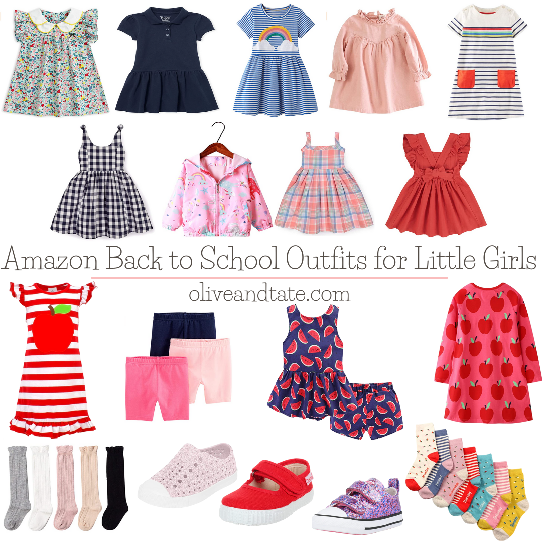 Amazon Back to School Outfits for Little Girls