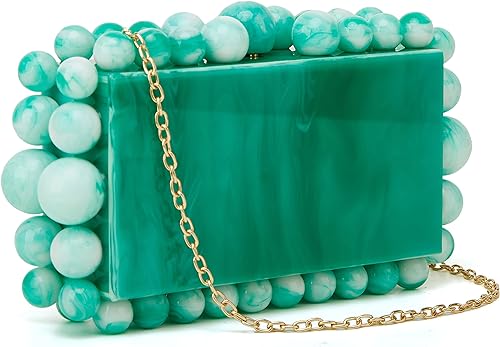 green square clutch purse