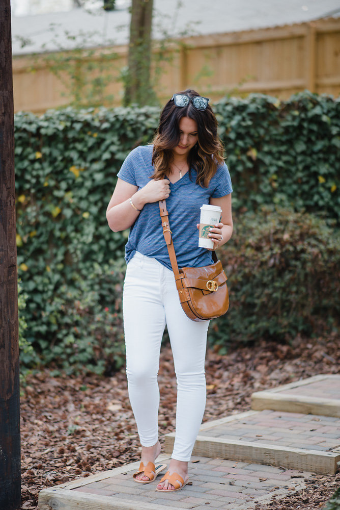 Mom Style Fave White Jeans: High, Medium and Low